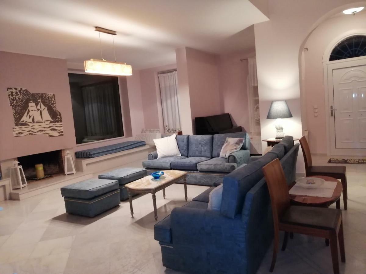 Artemis Villa Near Athens Airport Markopoulo Mesogaias Bagian luar foto